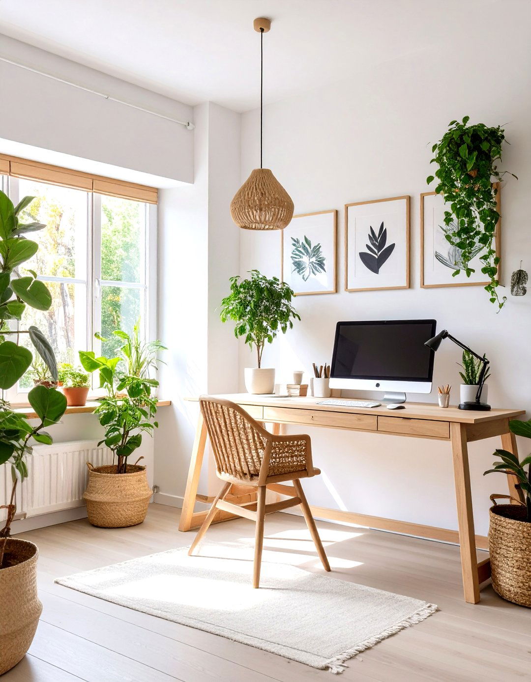 The Scandinavian Inspired Home Office - 30 masculine home office ideas
