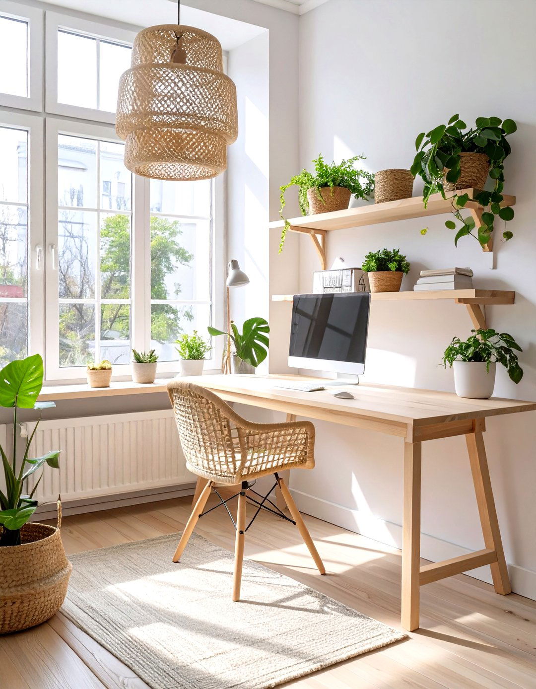 The Scandinavian Inspired Home Office Retreat - 30 home office organization ideas