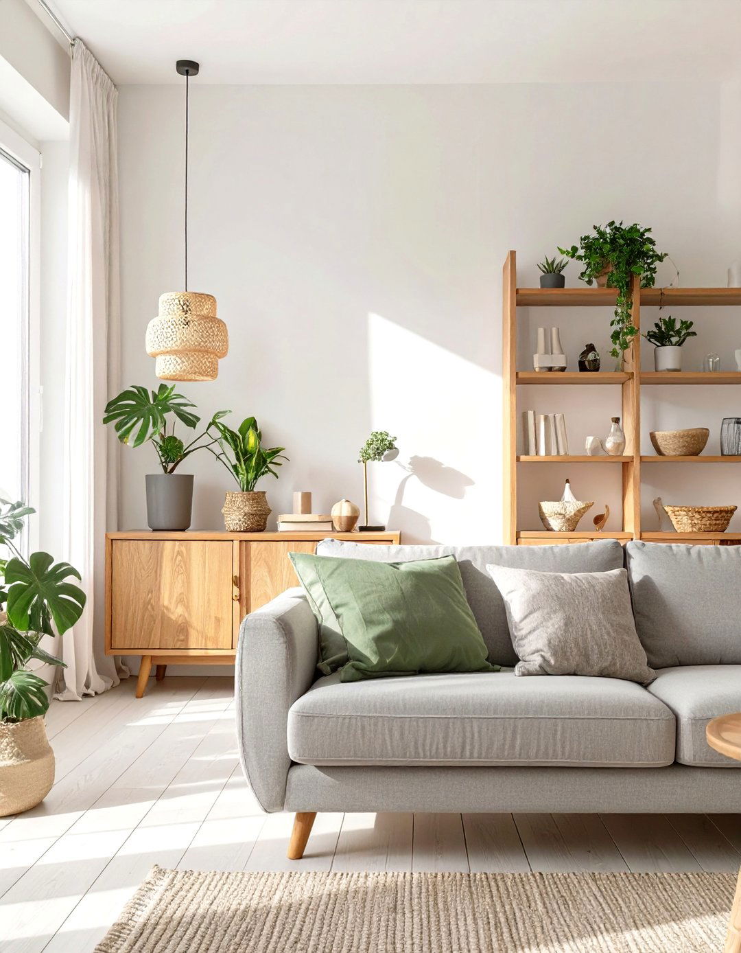 The Scandinavian Inspired Minimalist Living Room - 30 mid century living room ideas
