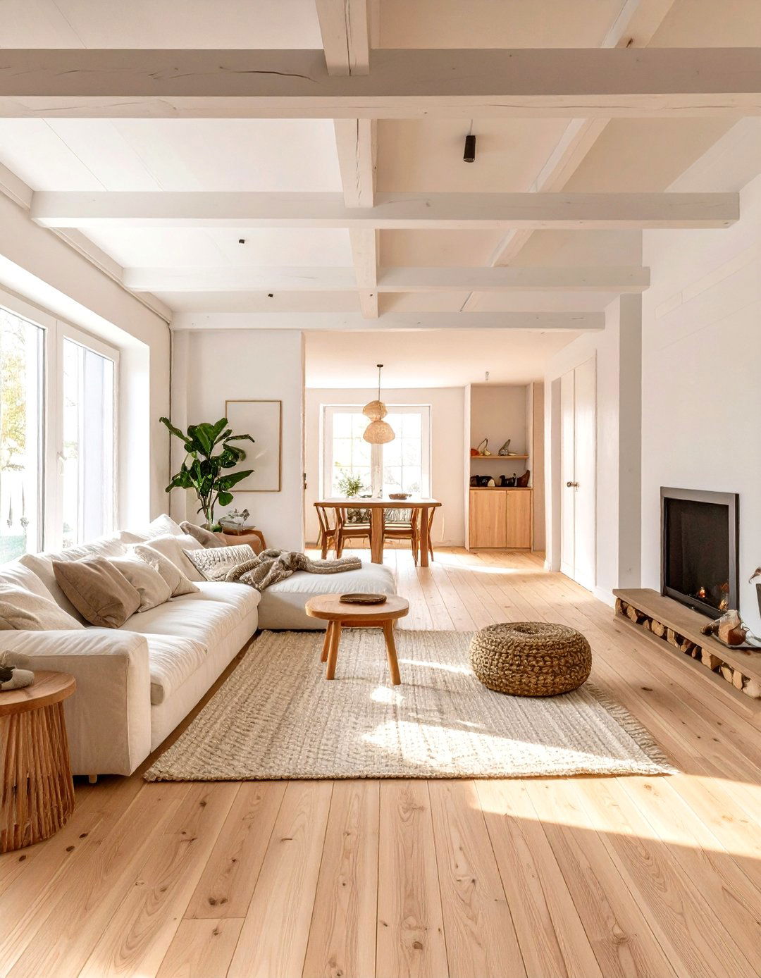 The Scandinavian Inspired Retreat - 30 basement layout ideas