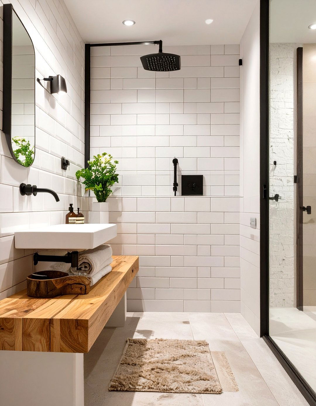 The Scandinavian Inspired Shower Space - 30 bathroom shower remodel ideas