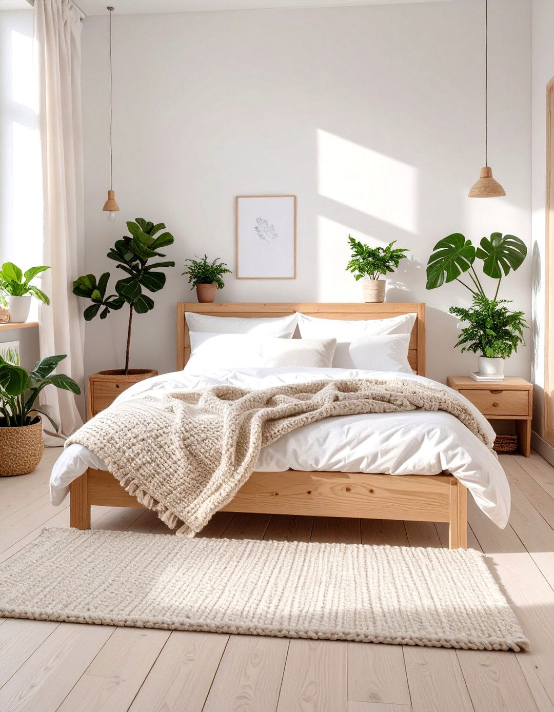 The Scandinavian Inspired White Bedroom - 30 modern white bedroom ideas