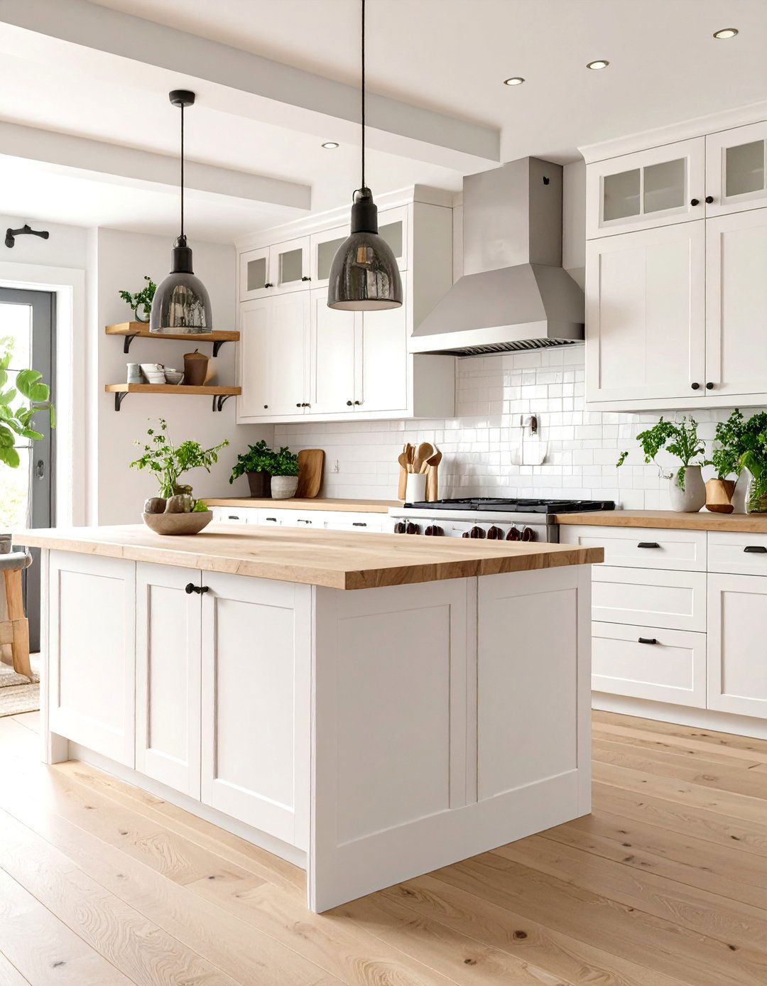 The Scandinavian Inspired White Kitchen - 30 all white kitchen ideas