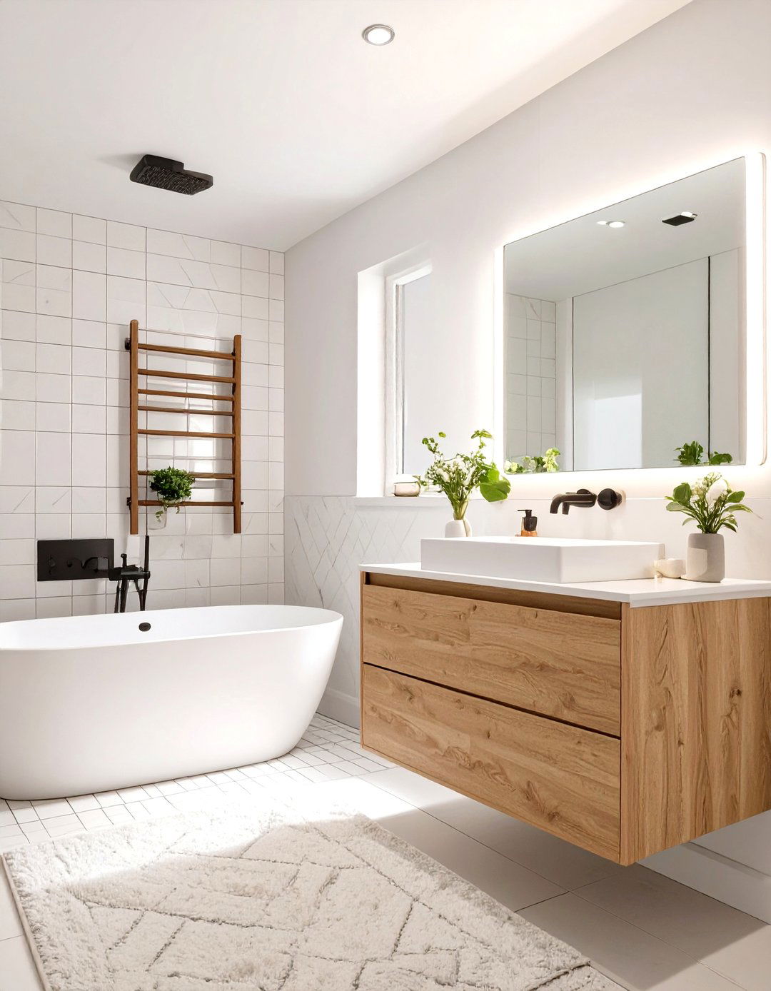 The Scandinavian Master Bathroom Retreat - 30 luxury modern luxury master bathroom ideas