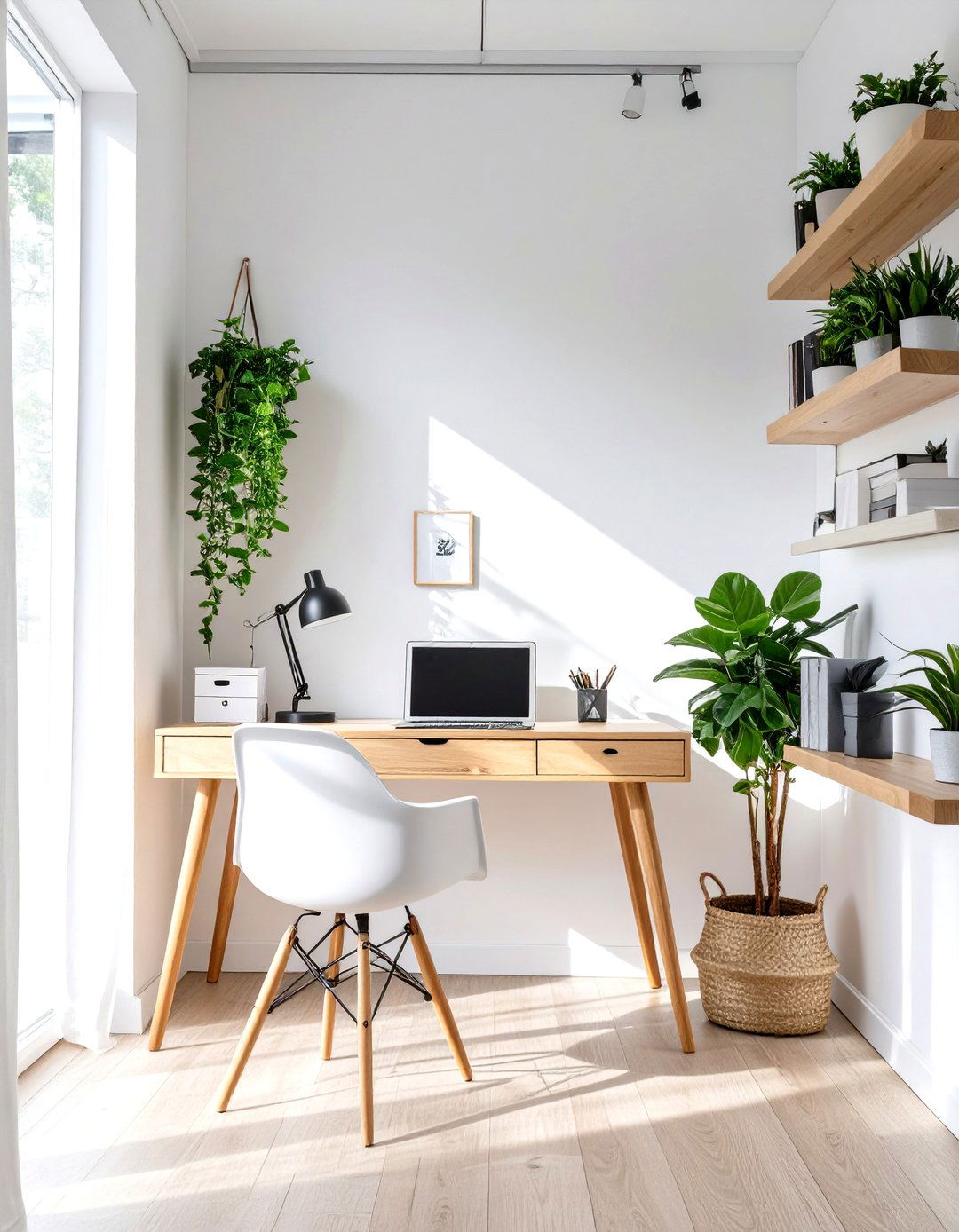 The Scandinavian Minimalist Home Office - 30 home office furniture ideas