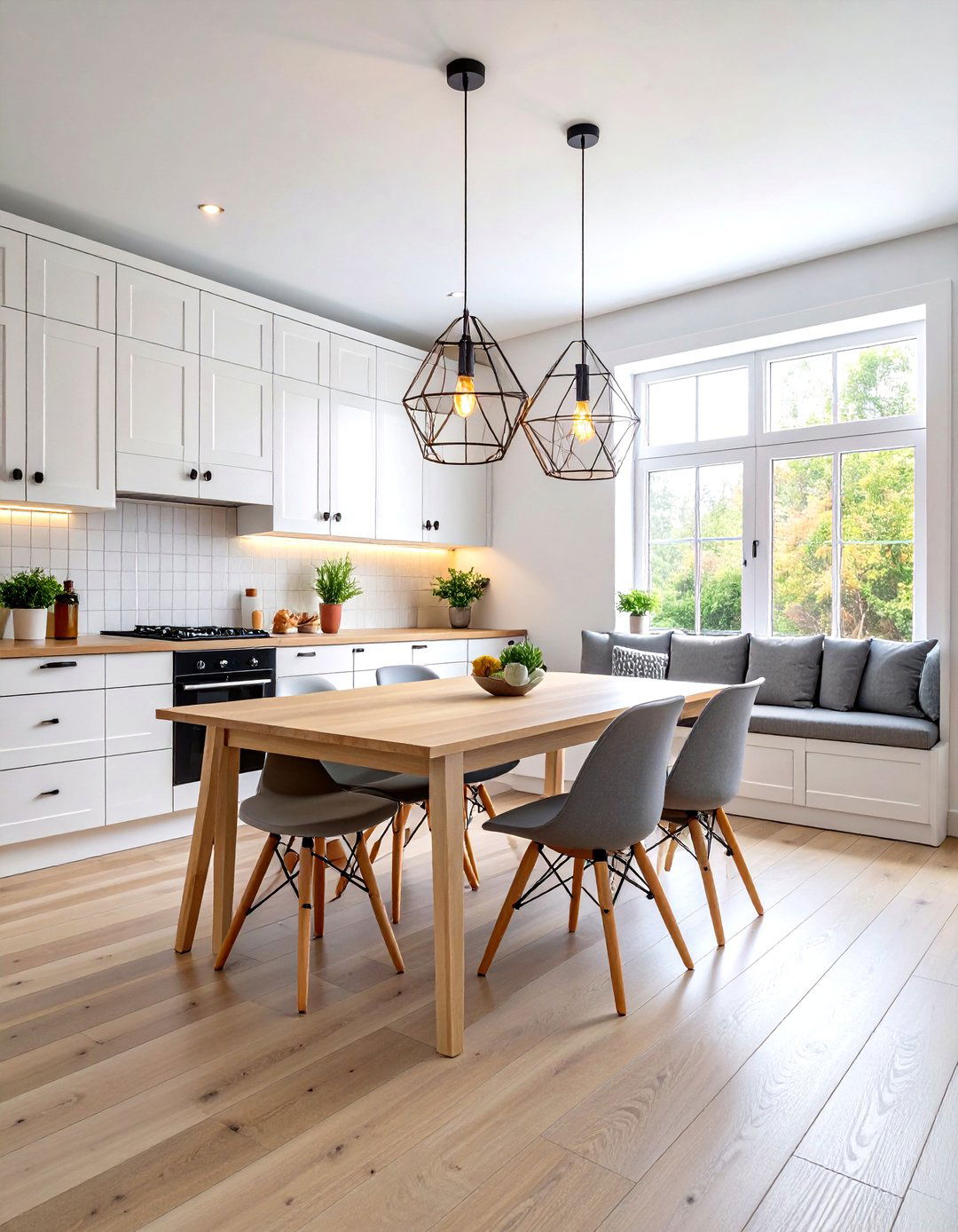 The Scandinavian Minimalist Kitchen Nook - 30 kitchen nook ideas