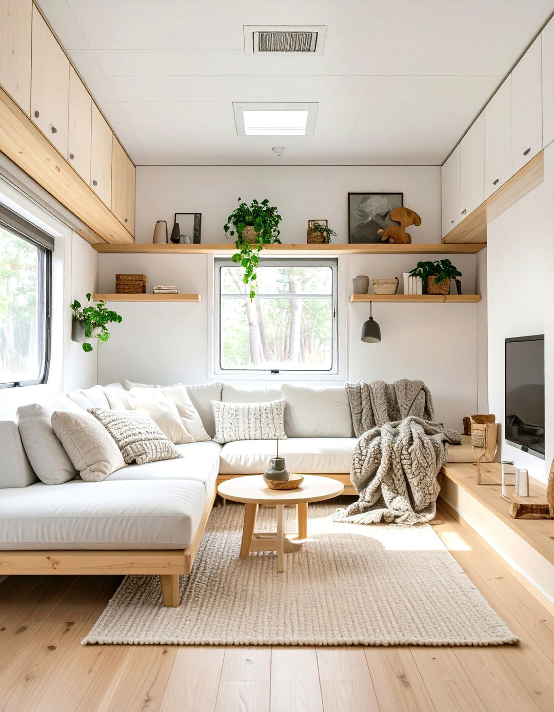 The Scandinavian Minimalist Living Room - 30 mobile home living room ideas