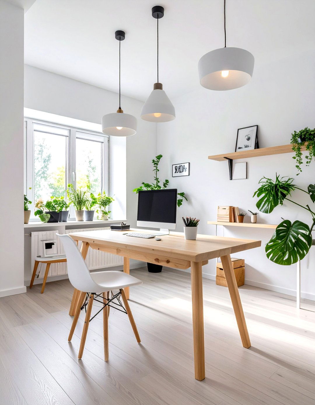 The Scandinavian Minimalist Small Office - 30 modern small office interior design ideas