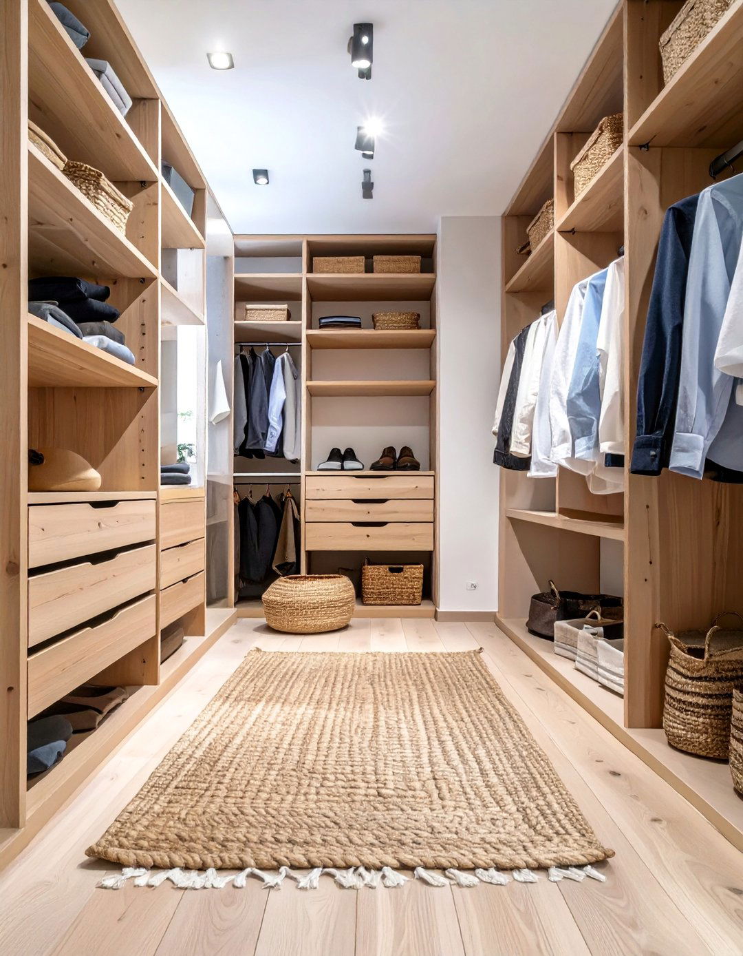 The Scandinavian Natural Wood Closet - 30 closet system ideas