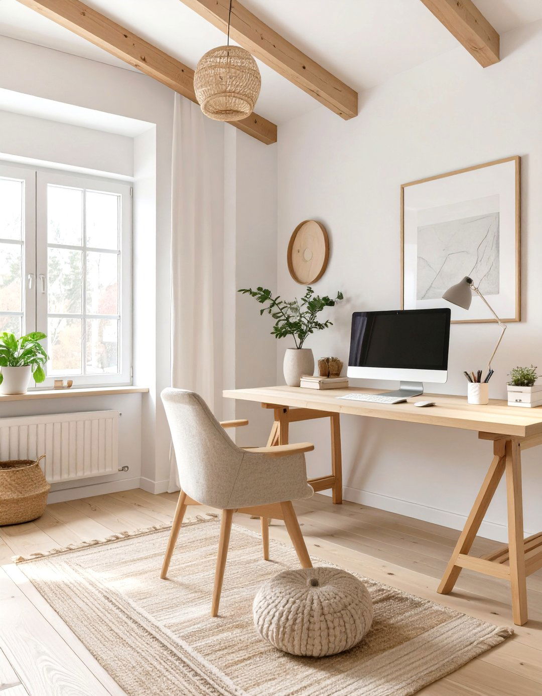 The Scandinavian Retreat Office - 30 cool office ideas