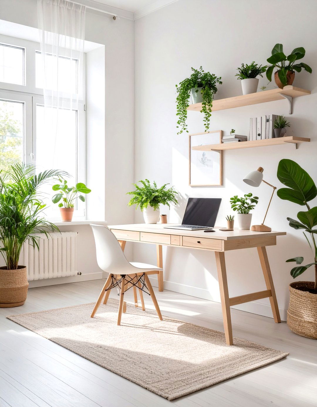 The Scandinavian Serenity Home Office - 30 home office interior design ideas