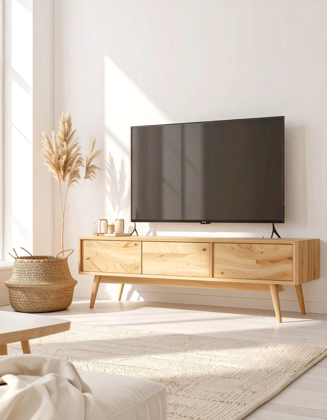 The Scandinavian Simplicity Living Room - 30 modern living room ideas with tv