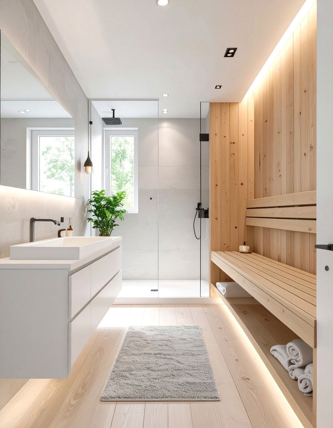 The Scandinavian Spa Bathroom - 30 bathroom update ideas