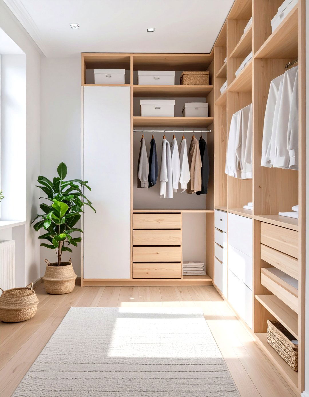 The Scandinavian Zen Custom Closet - 30 custom closet ideas