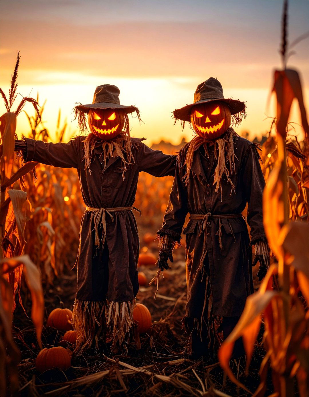 The Scarecrows Sinister Field - 30 halloween front yard ideas