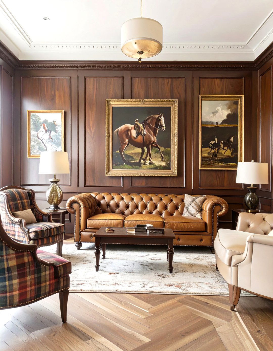 The Scholarly Gentlemans Club Vibe - 30 maximalism interior design ideas