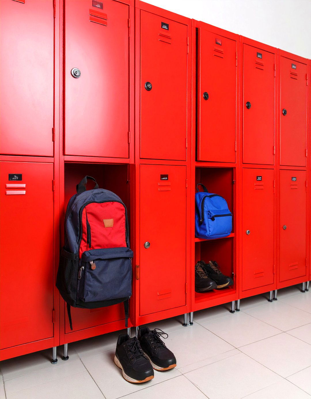 The School Locker Entryway System - 30 entry closet ideas