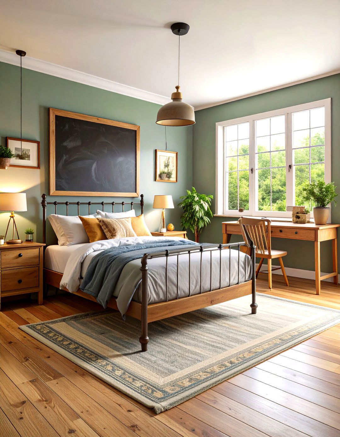 The Schoolhouse Charm Bedroom - 30 joanna gaines bedroom ideas