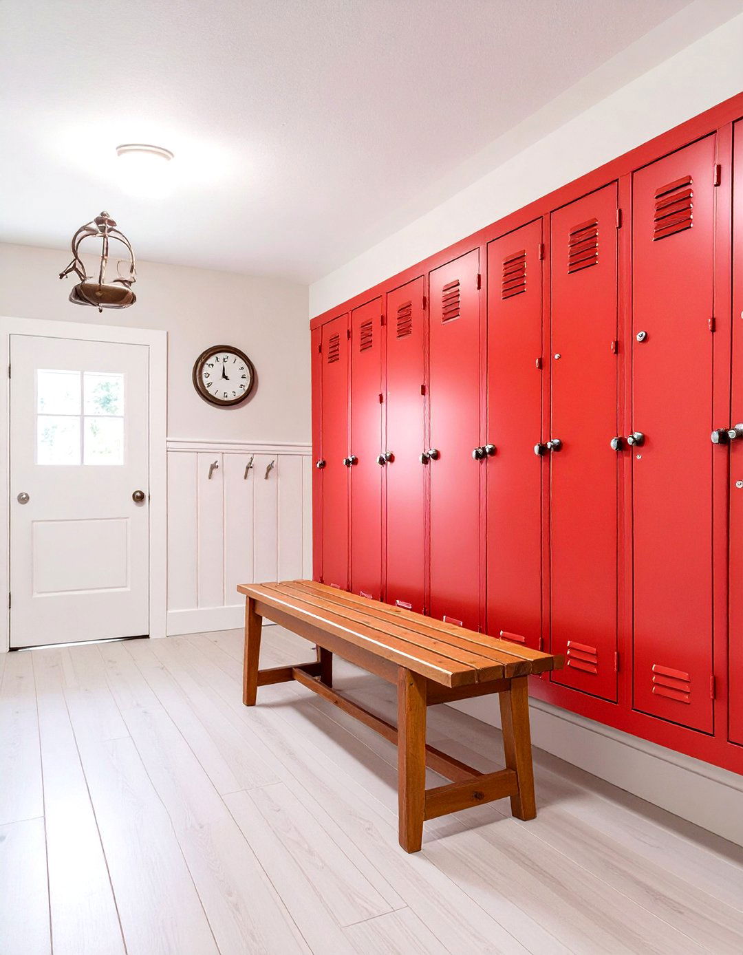 The Schoolhouse Charm Mudroom - 30 mudroom storage ideas