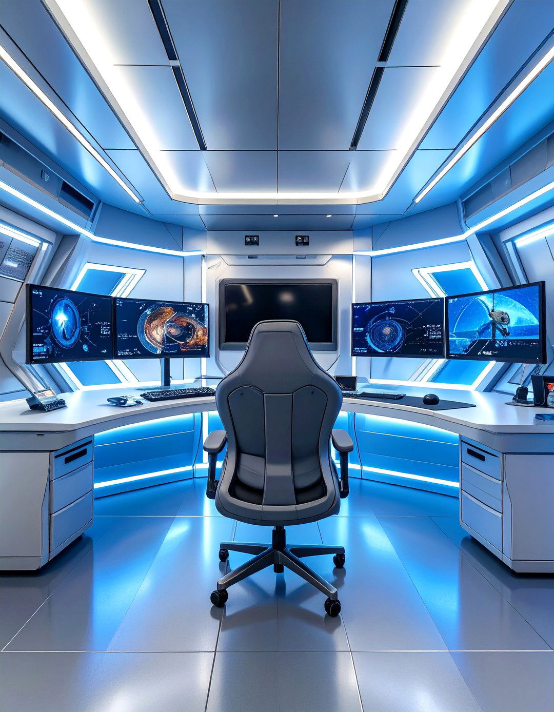 The Sci Fi Command Center - 30 game room design ideas