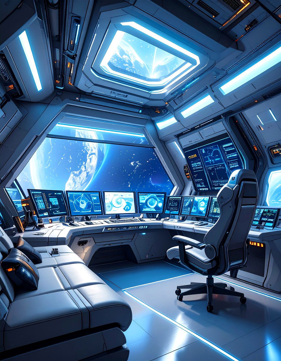The Sci Fi Spaceship Bridge Man Cave - 30 man cave decor ideas