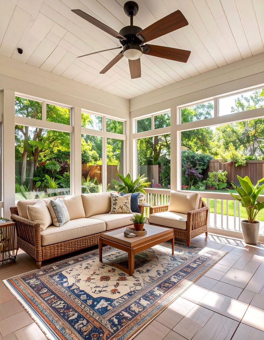 The Screened In Deck Room - 30 deck layout ideas