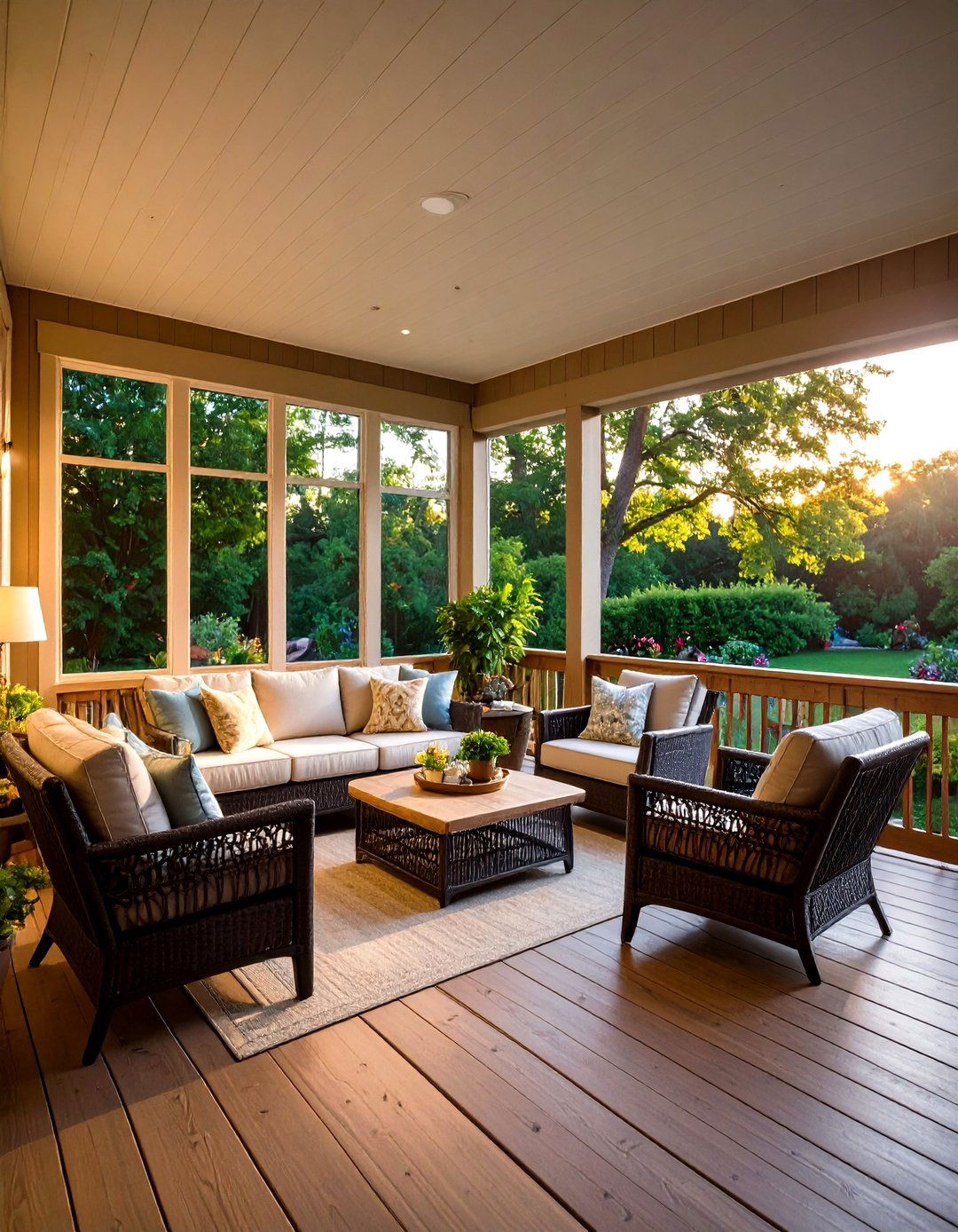 The Screened In Porch Deck - 30 deck photos ideas