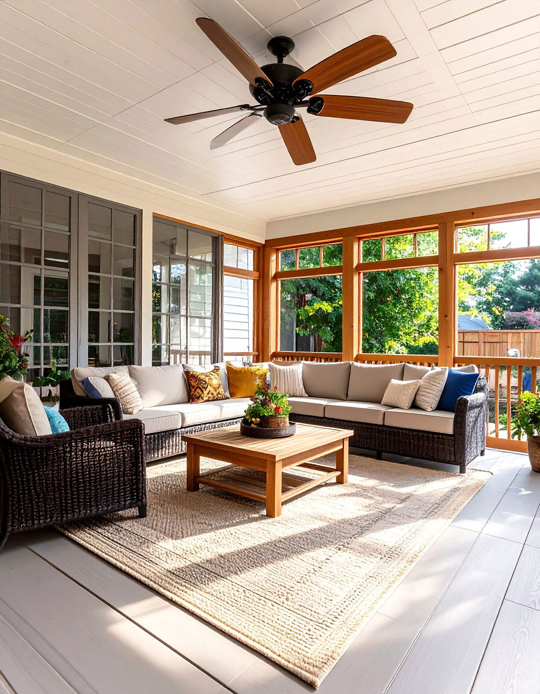 The Screened In Porch Patio - 30 backyard covered patio ideas