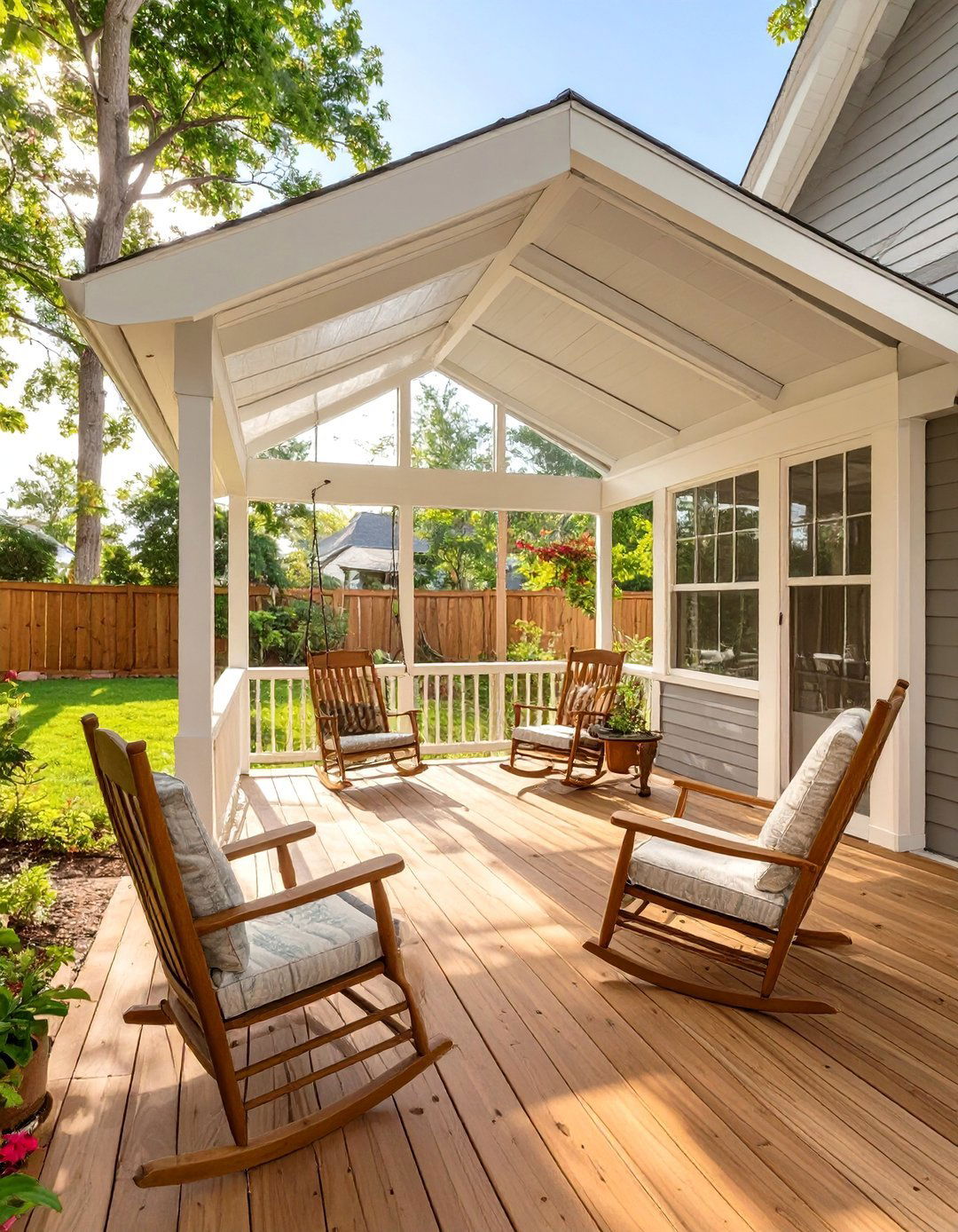 The Screened In Porch Vibe - 30 deck ideas with roof