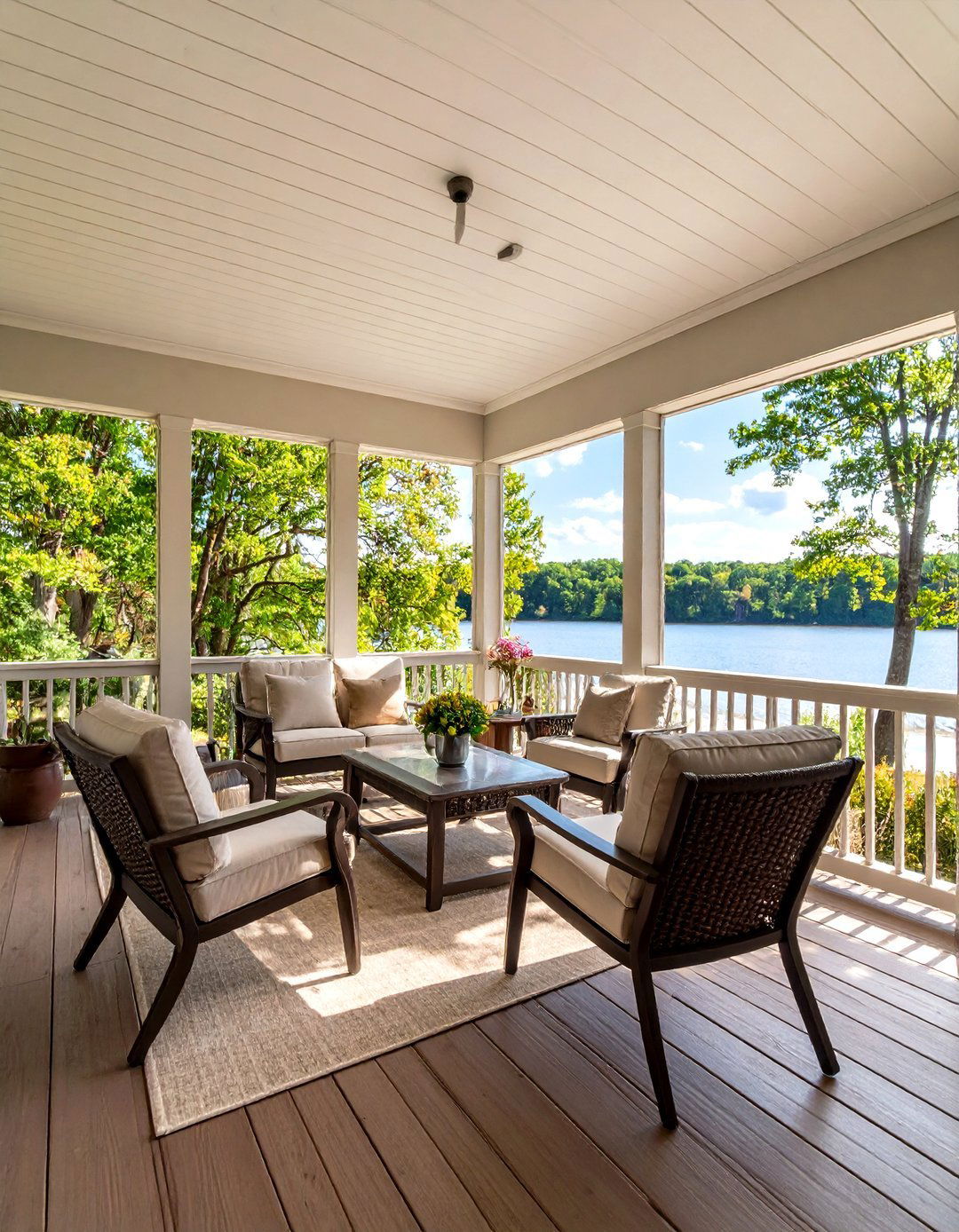 The Screened In Porch for Bug Free Bliss - 30 lake house decor ideas