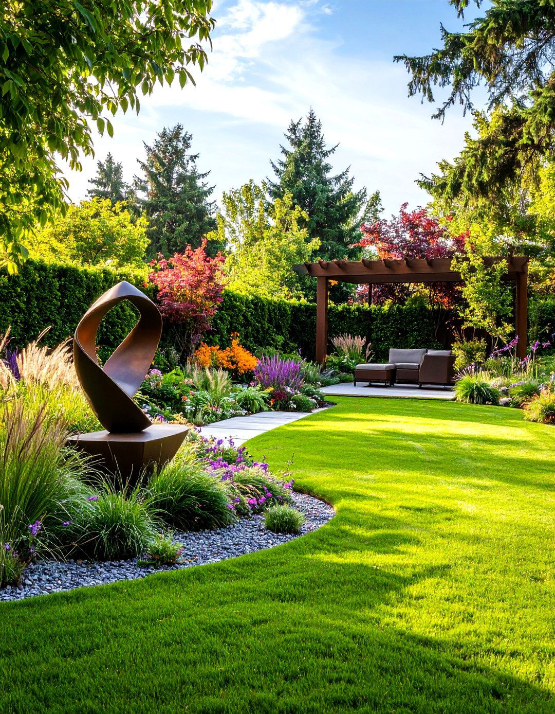 The Sculptural Art Garden - 30 garden decor ideas