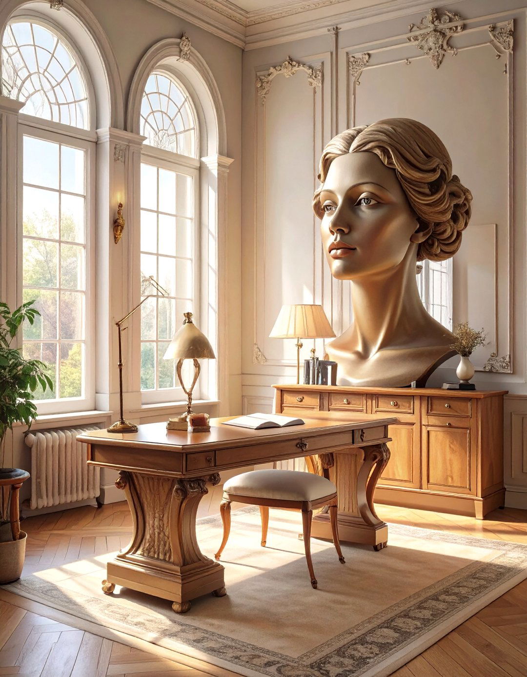 The Sculptural Female Form Study - 30 art nouveau interior design ideas