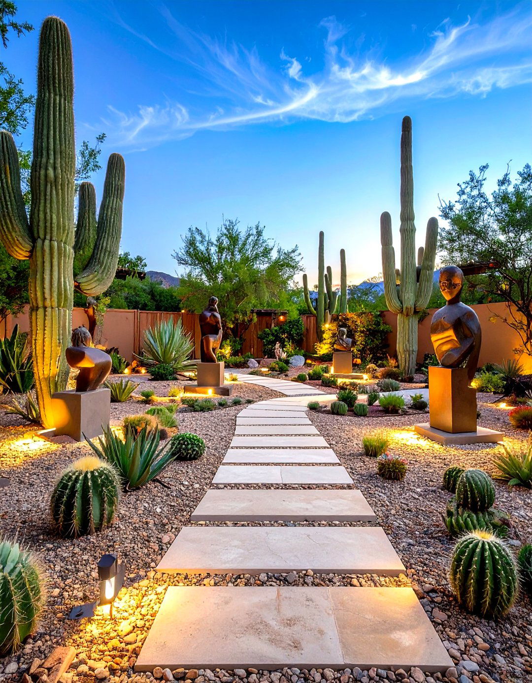 The Sculpture Garden Showcase - 30 desert backyard ideas