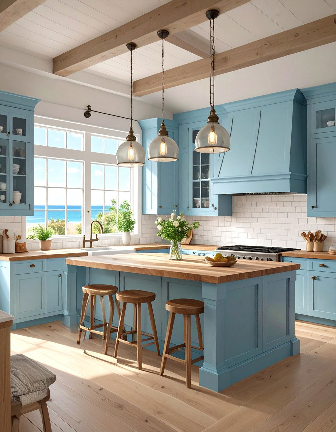 The Seabrook Cottage Kitchen - 30 coastal interior design ideas