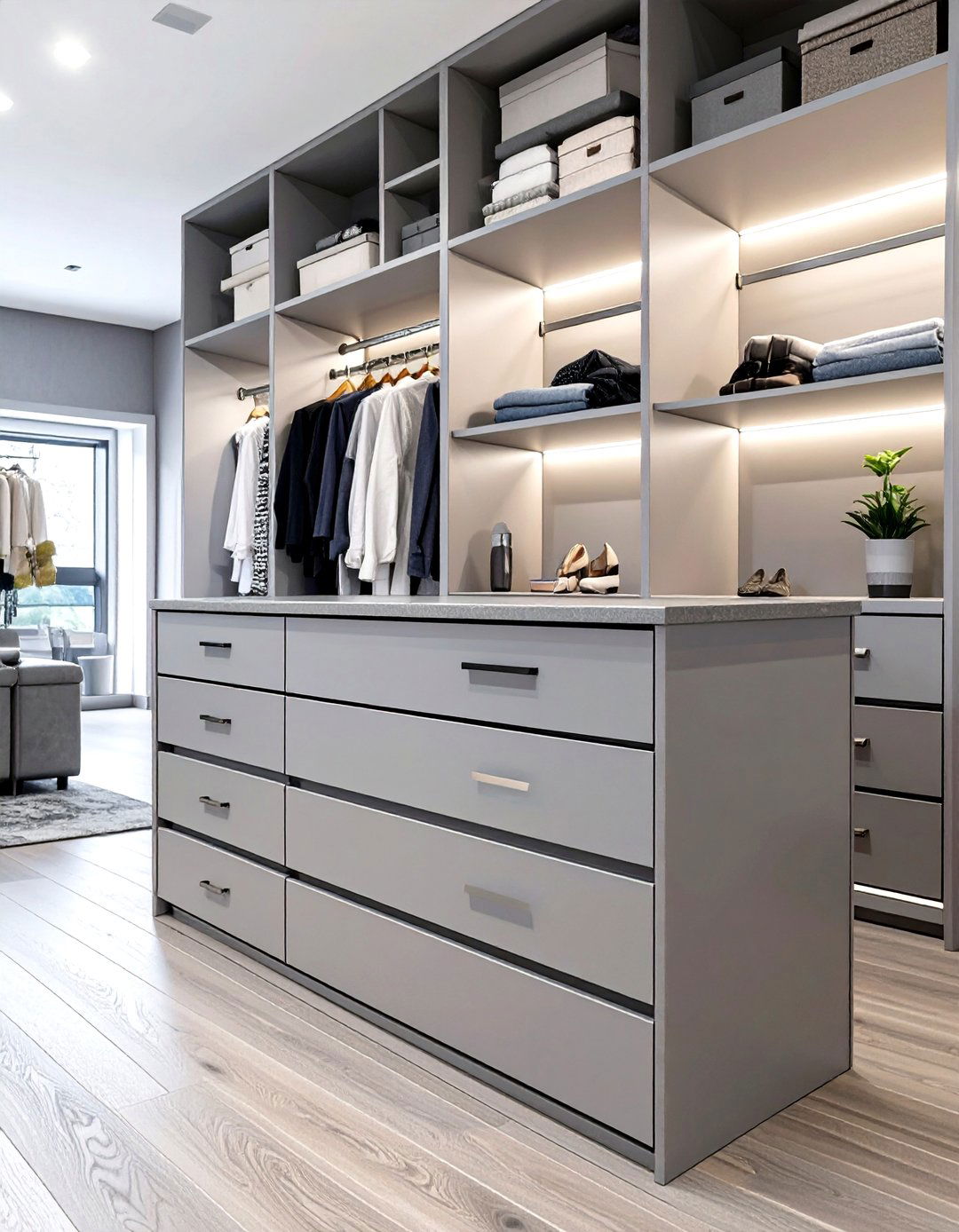 The Seamless Built In Closet Dresser - 30 dresser in closet ideas