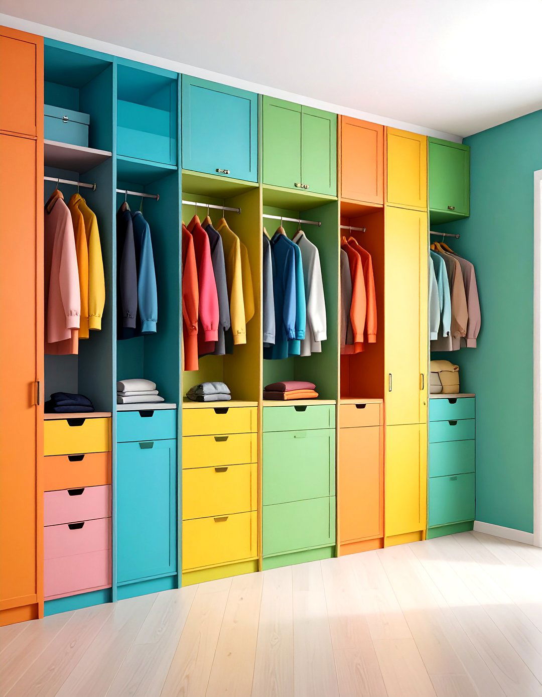 The Seamless Built In Hallway Closet - 30 hallway closet ideas