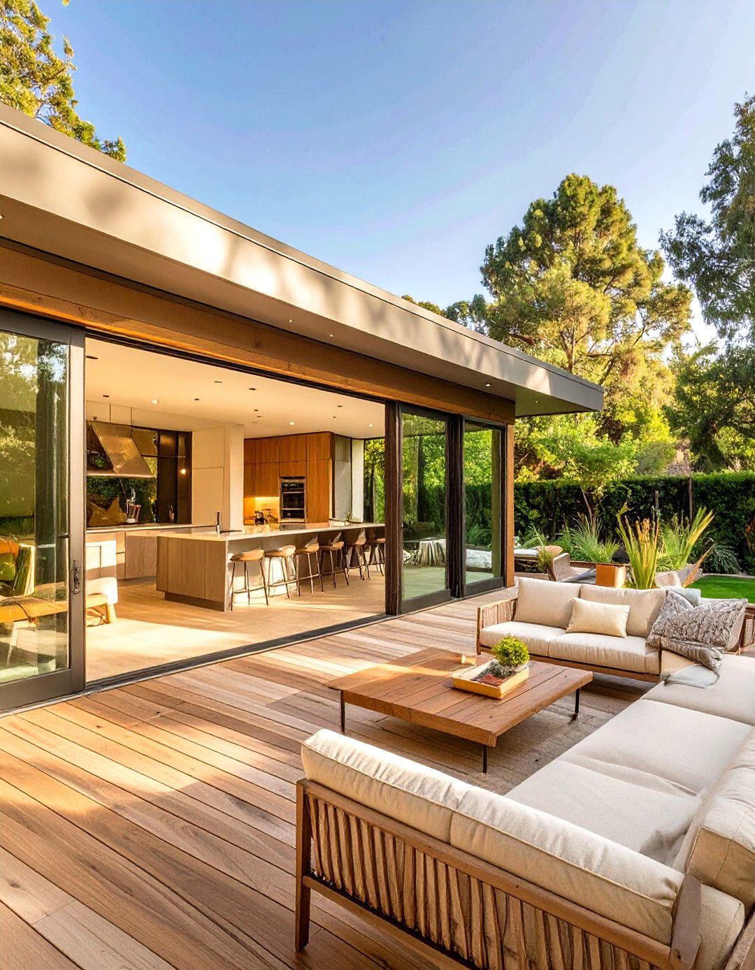 The Seamless Indoor Outdoor Living Space - 30 modern landscape design ideas