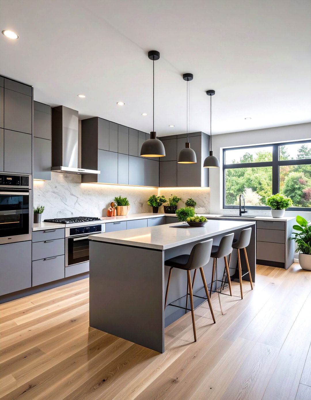 The Seamless Integrated Appliance Kitchen - 30 limited space small l shaped kitchen design ideas