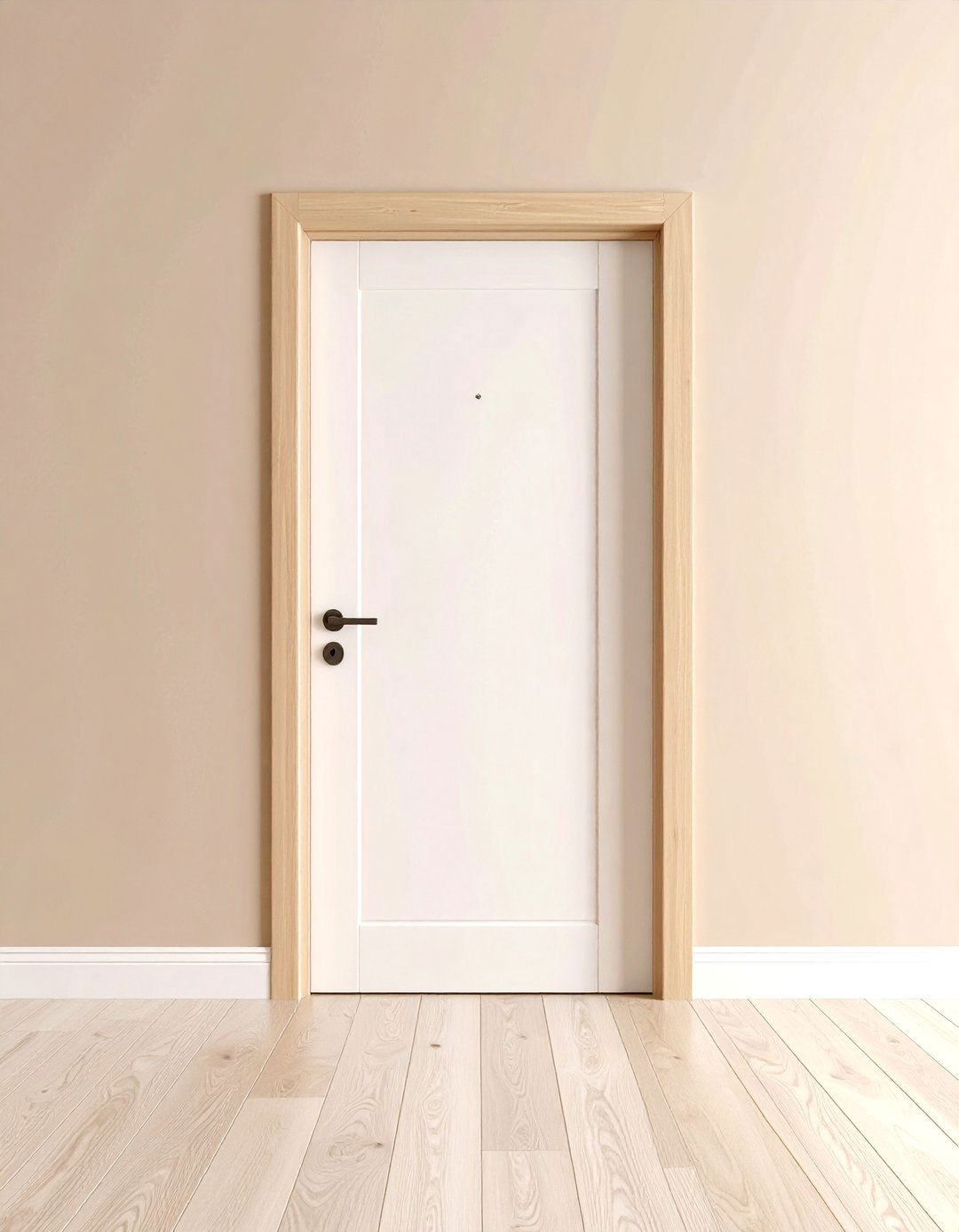 The Seamless Wall Panel Door - 30 laundry door ideas