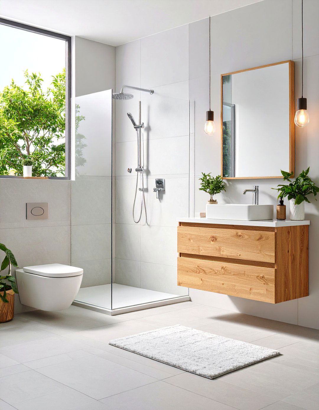 The Seamless Wet Room Bathroom Design - 30 limited space small bathroom designs with shower