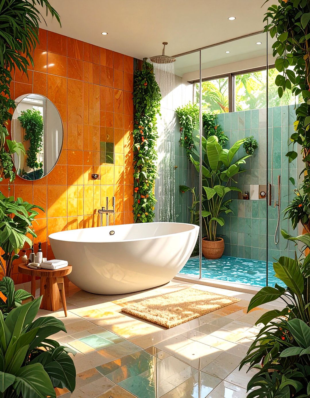 The Seamless Wet Room Concept - 30 bathtub shower combo ideas for small bathrooms