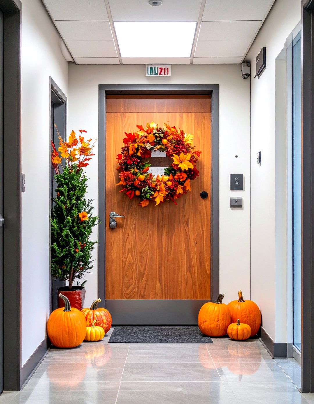 The Seasonal Celebrations Door - 30 office door  decorating ideas
