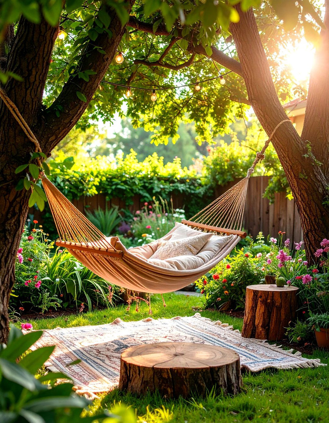 The Secluded Hammock Hideaway - 30 diy backyard ideas