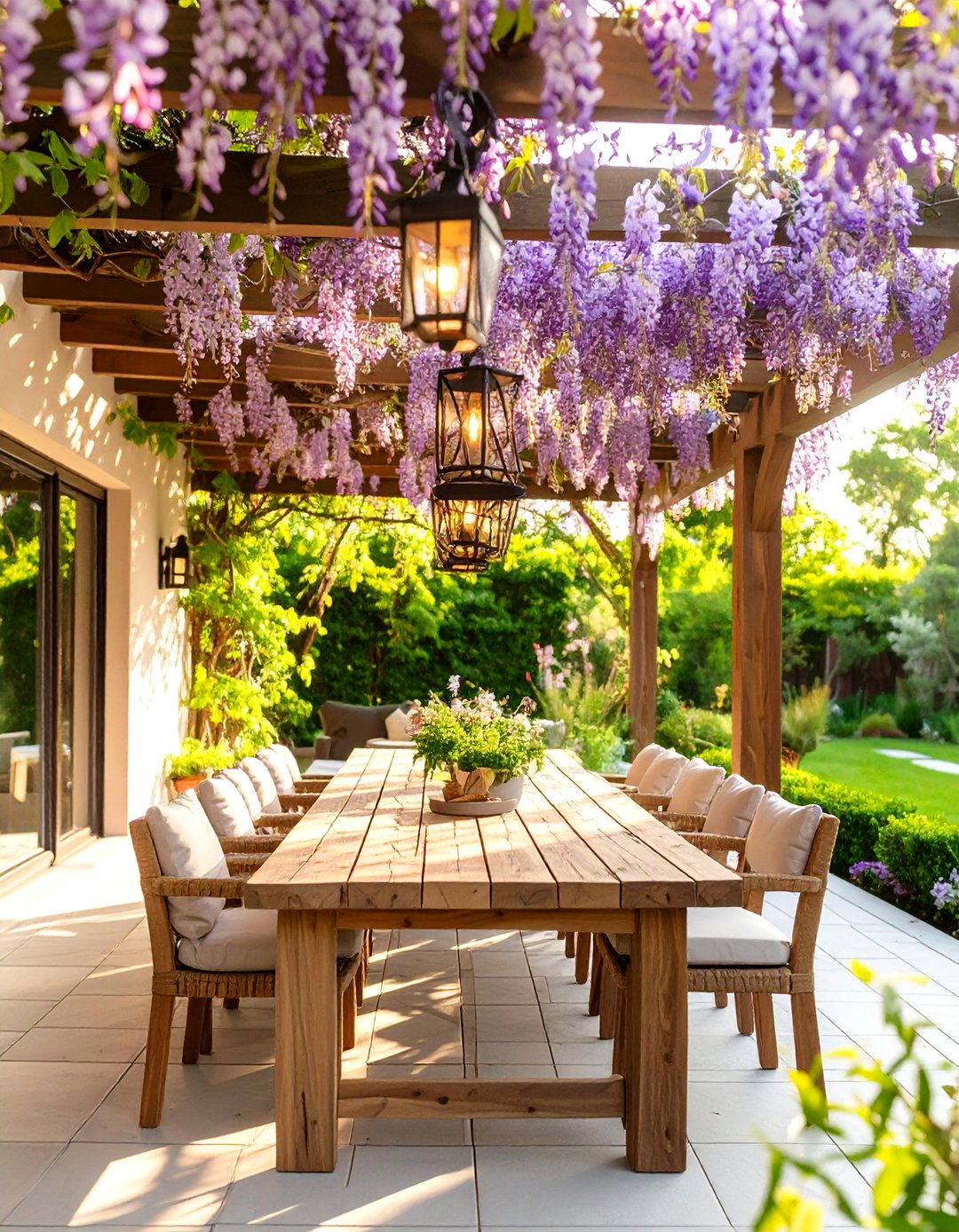 The Secluded Pergola Dining Room - 30 best ideas for outdoor living spaces