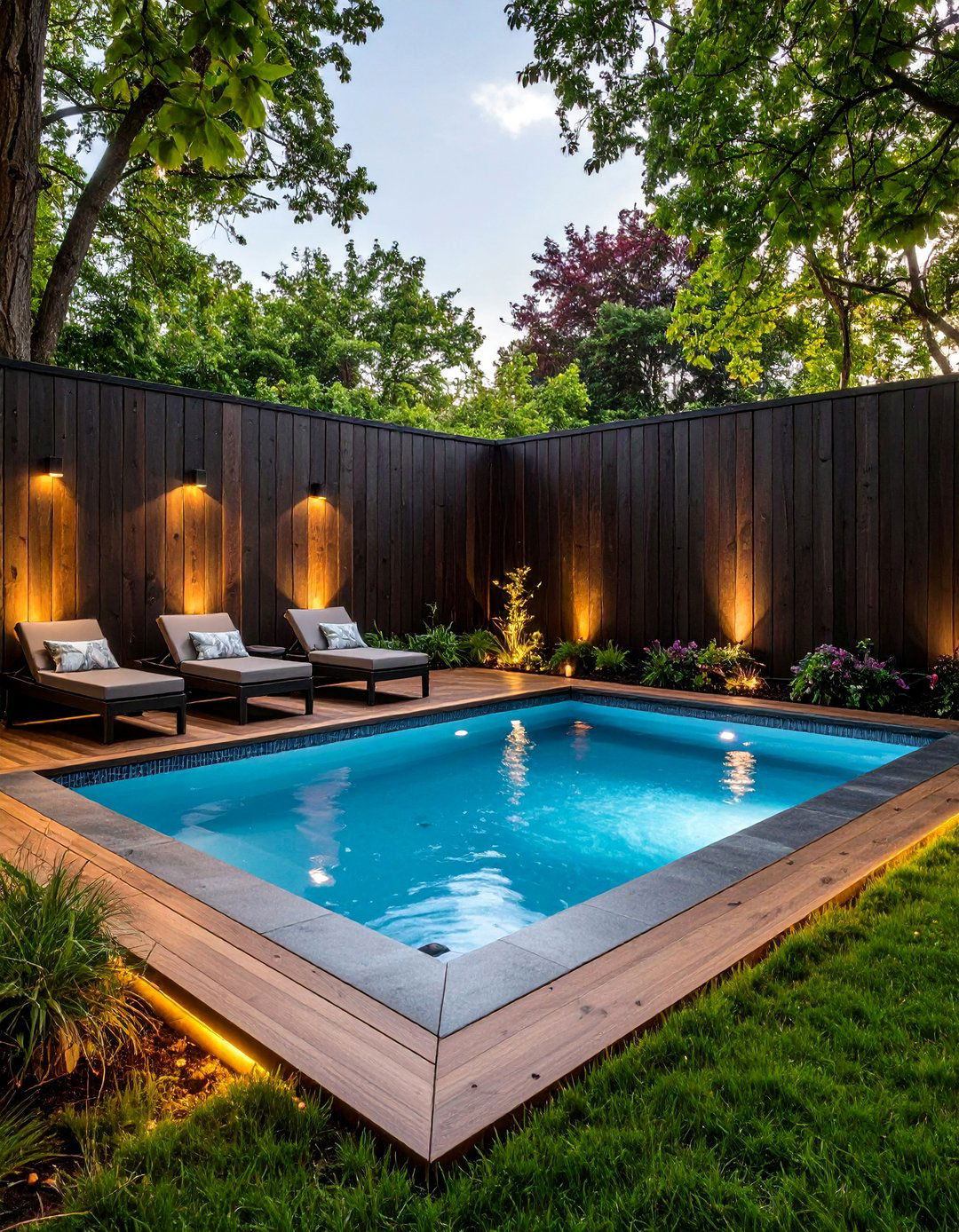 The Secluded Plunge Pool Nook - 30 affordable backyard pool ideas on a budget