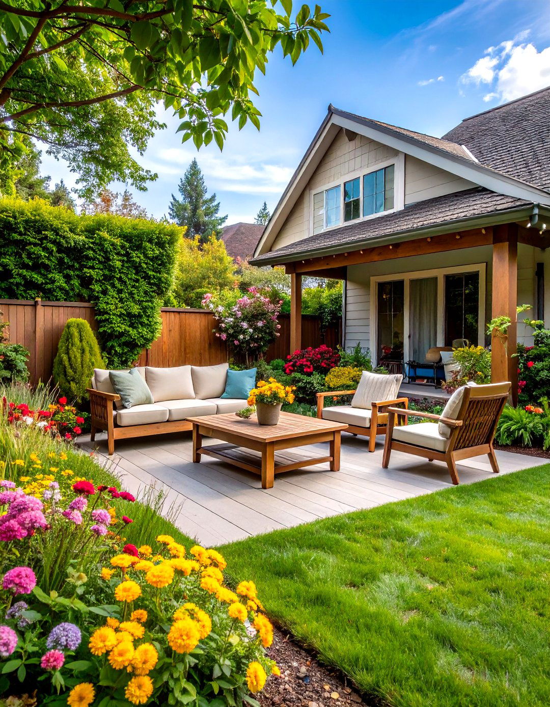 The Secluded Privacy Garden - 30 front yard landscaping ideas florida