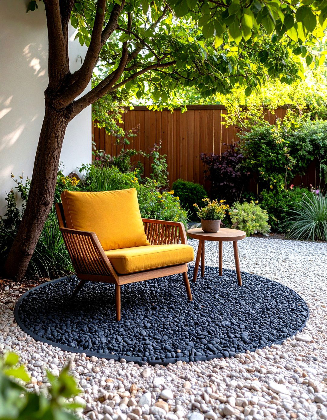 The Secluded Reading Nook Gravel Patio - 30 gravel patio ideas