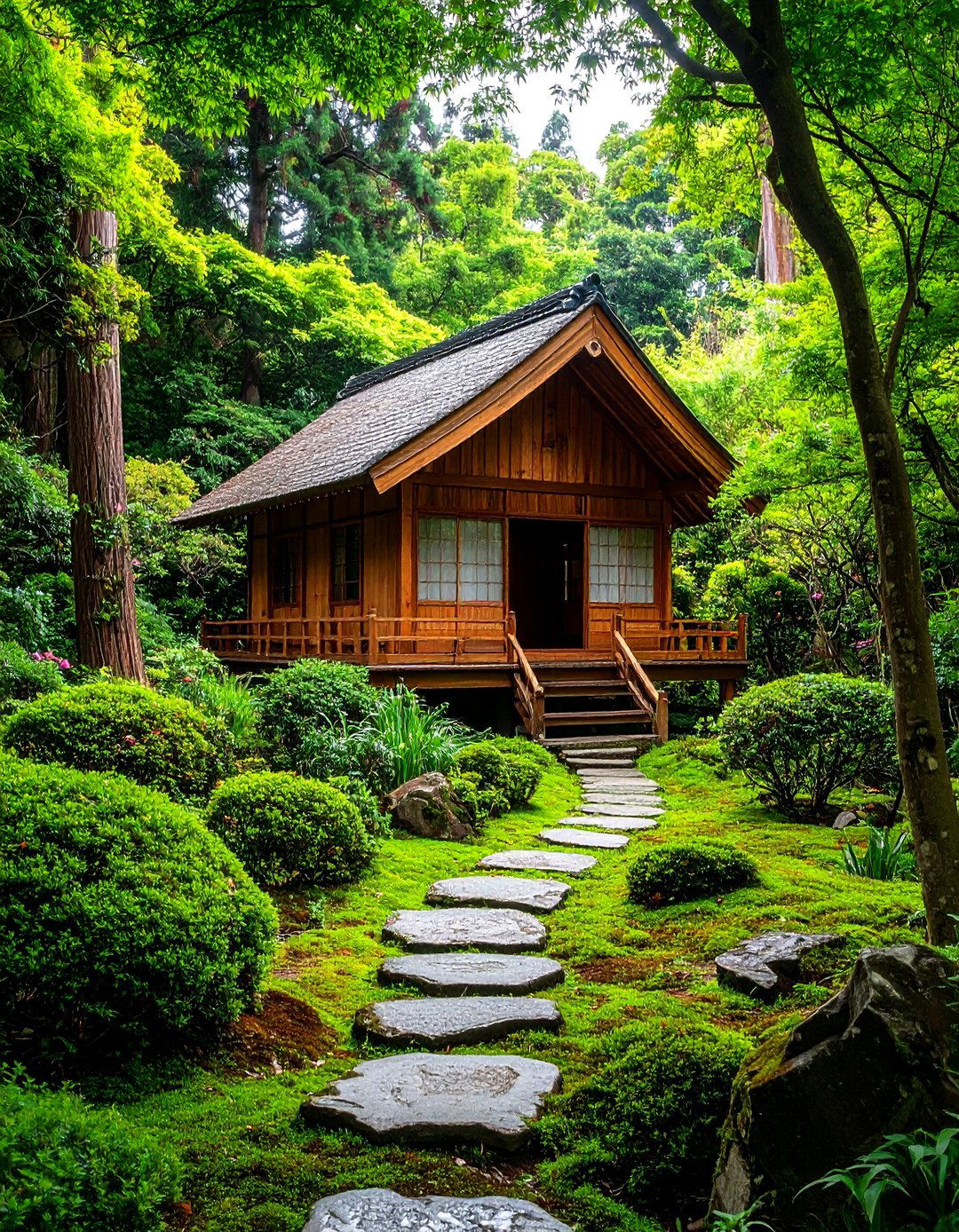 The Secluded Teahouse Retreat - 30 japanese garden ideas