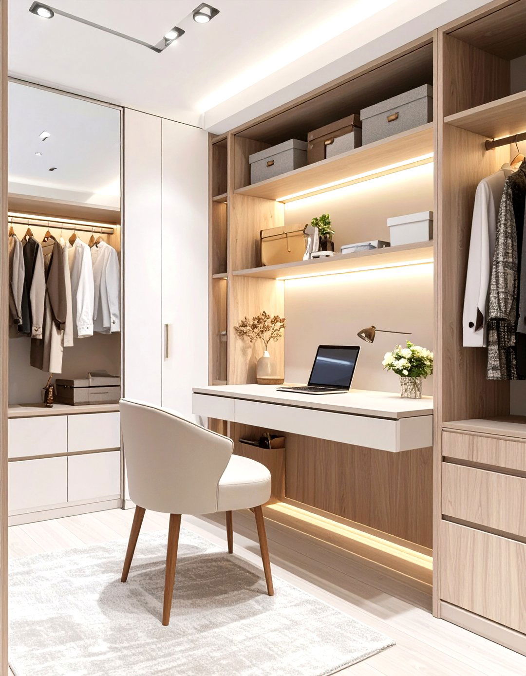 The Secret Agent Fold Down Desk - 30 closet desk ideas