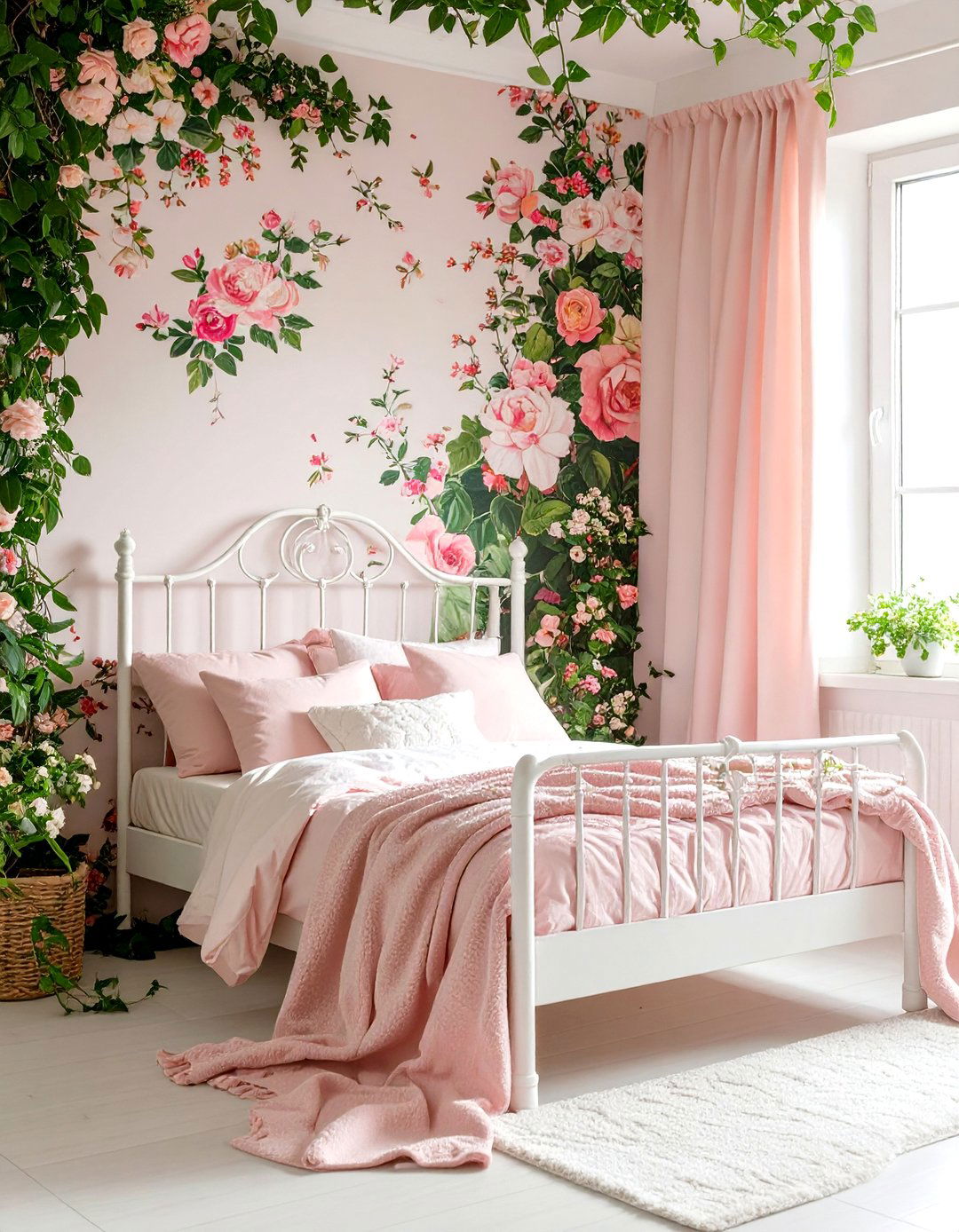 The Secret Garden Floral Room - 30 kids room decor ideas
